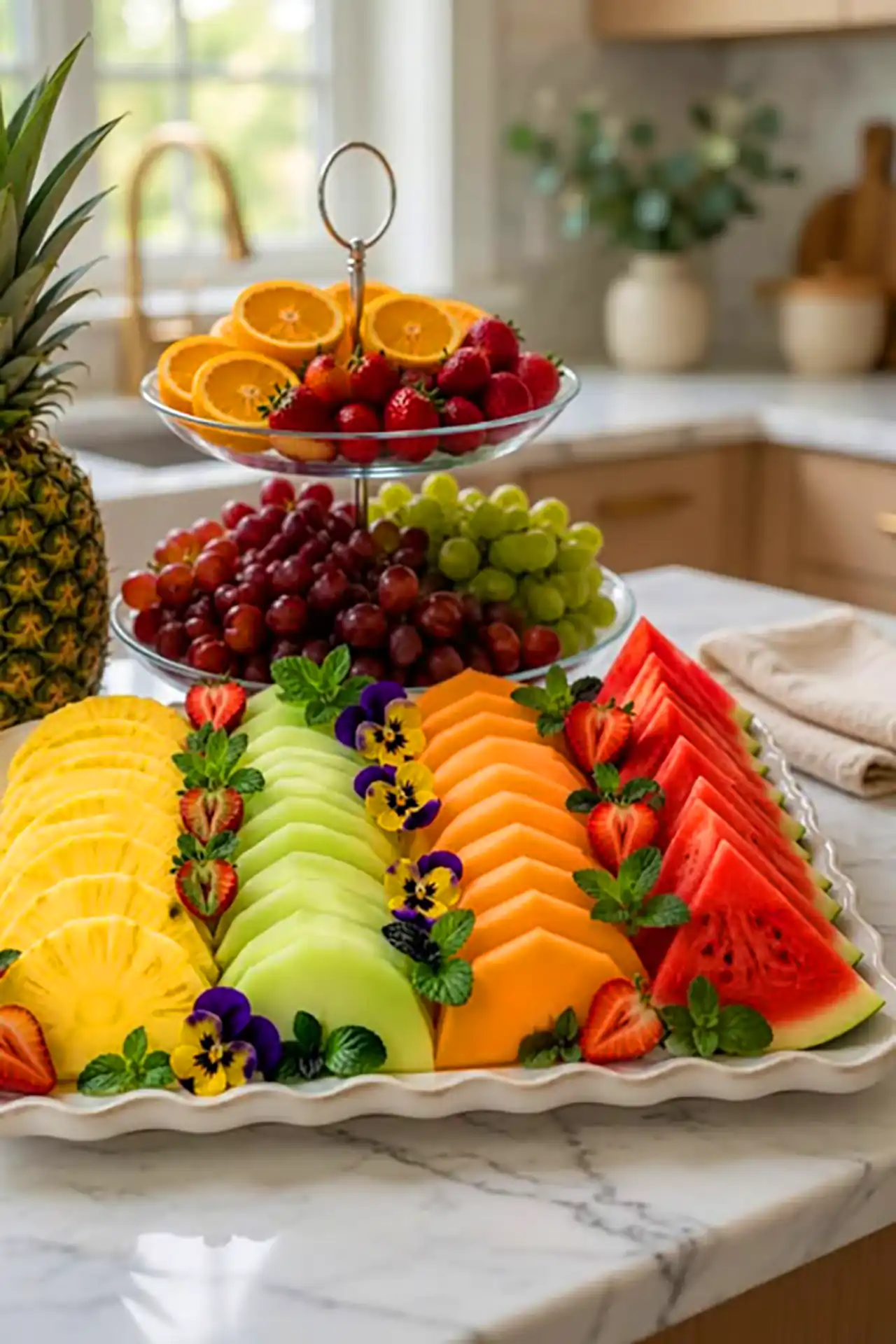 میوه آرایی شیک برای مهمانی تابستانی