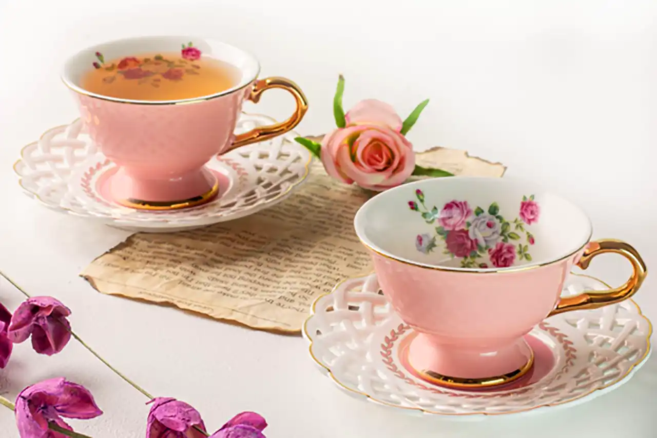 ست چای خوری سرامیکی ظریف و زیبا