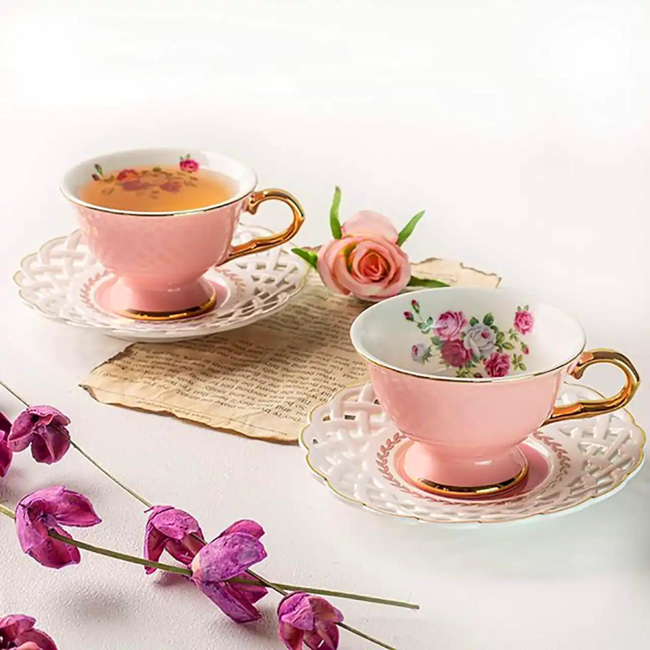 ست چای خوری سرامیکی ظریف و زیبا