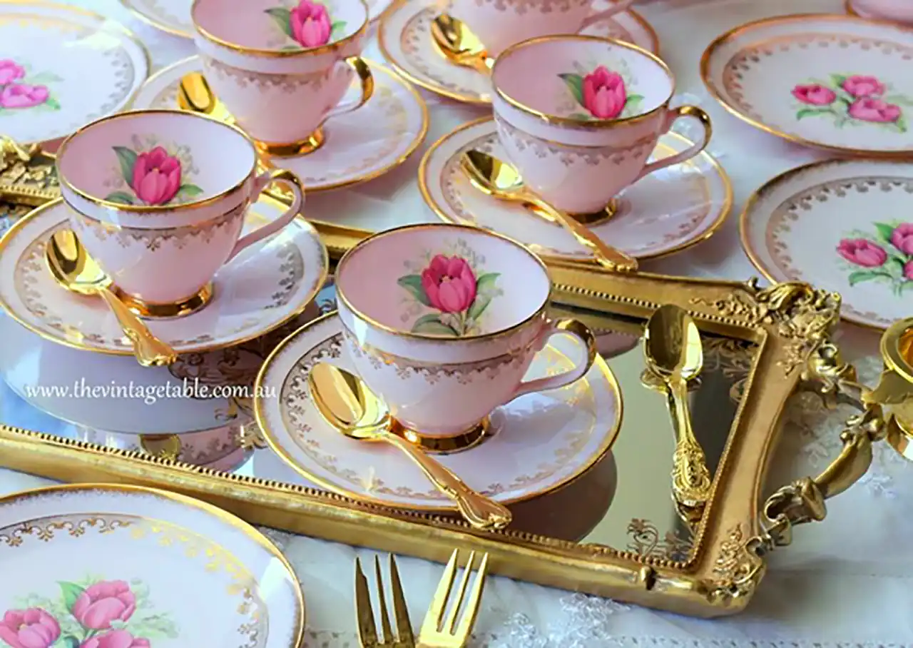 ست چای خوری سرامیکی ظریف و زیبا