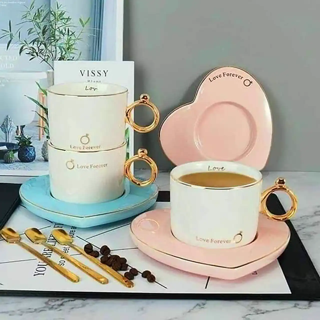 ست قهوه خوری لوکس و مدرن