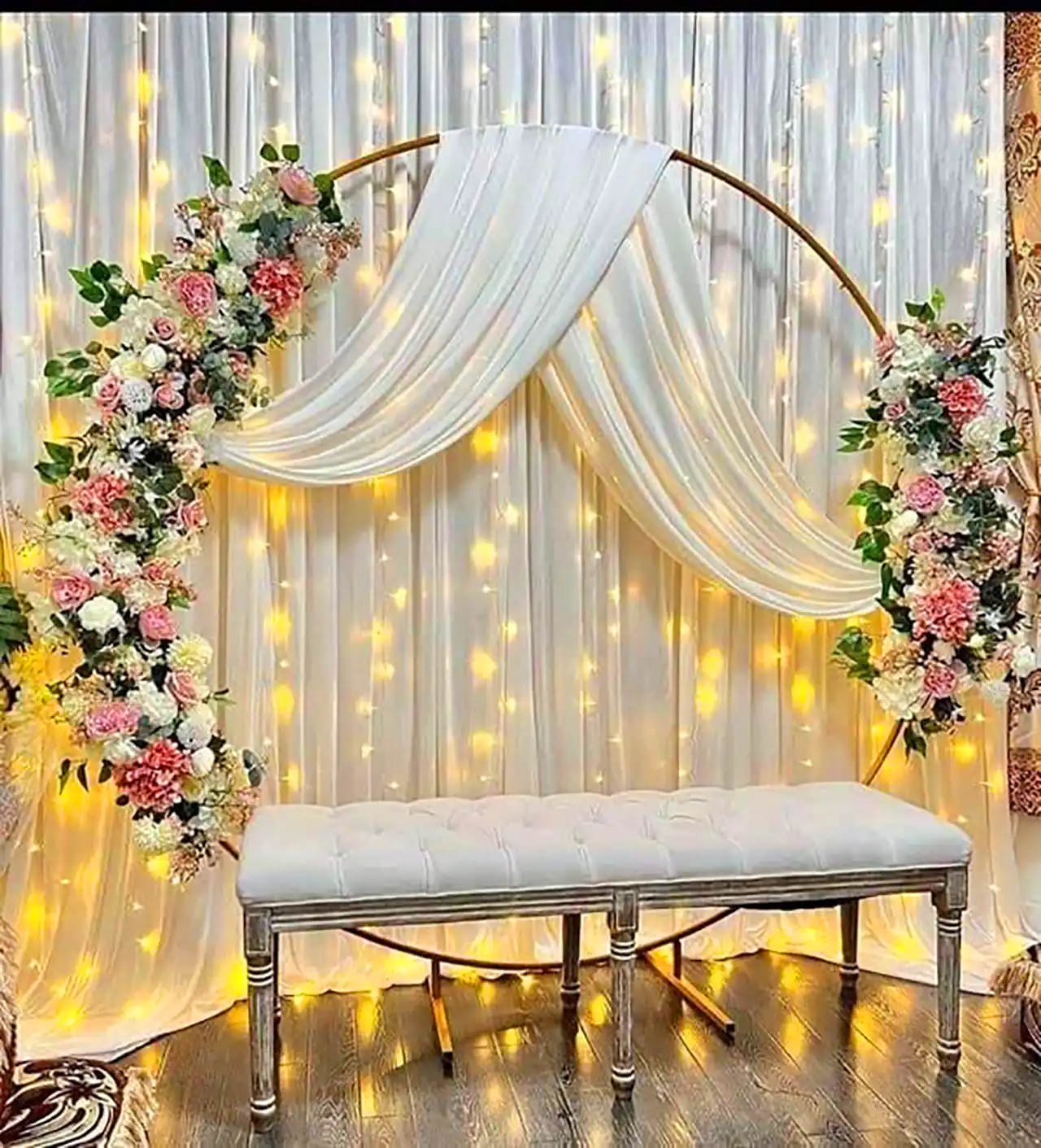 استیج عروسی عاشقانه و شیک