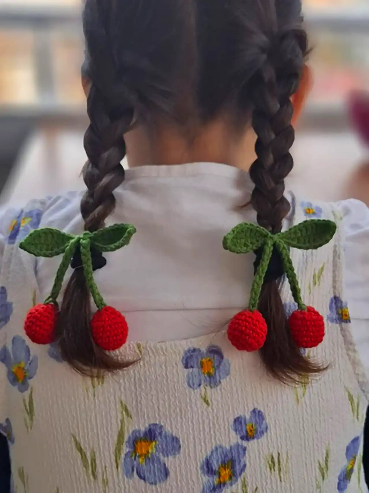 اکسسوری مو بافتنی زیبا