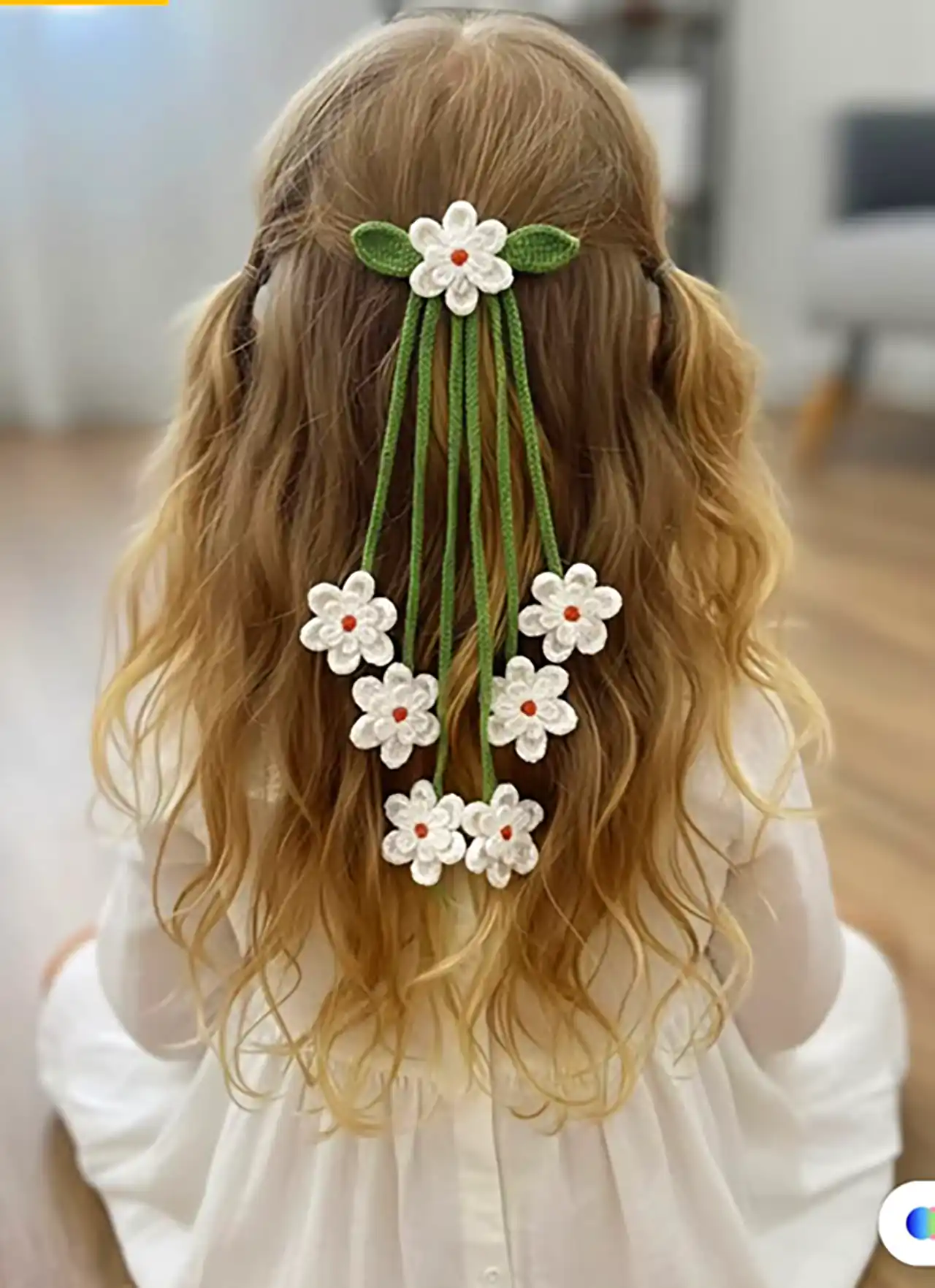 اکسسوری مو بافتنی زیبا