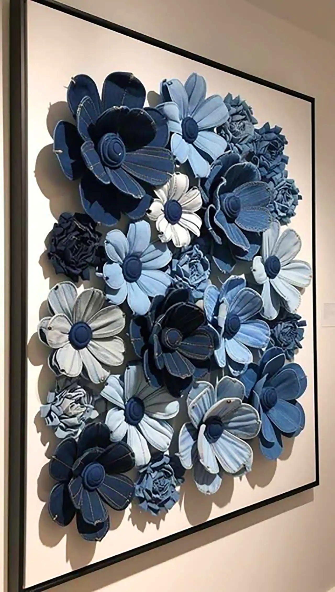 هنر ساخت دکوری با پارچه جین