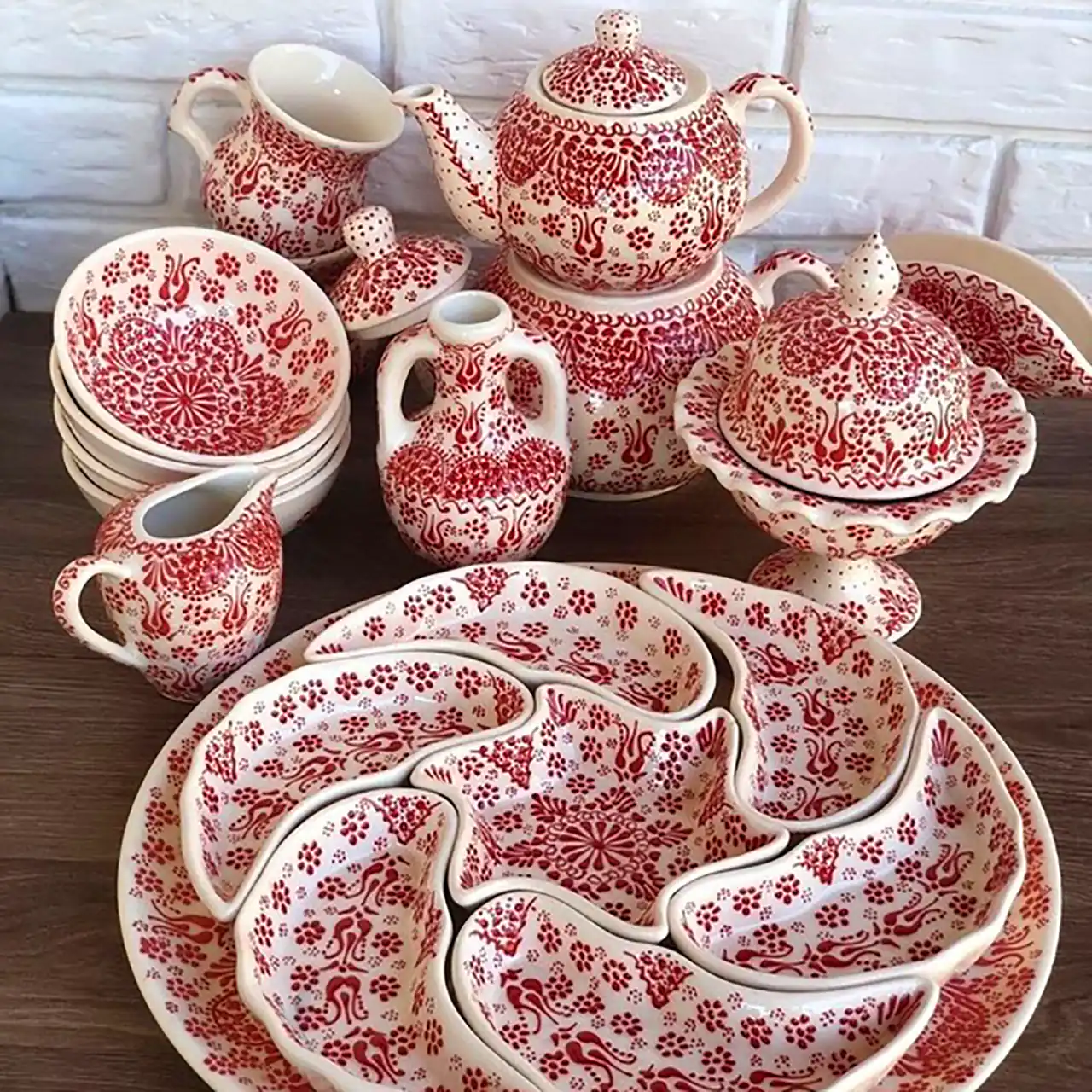 سرویس چای خوری رنگارنگ و جذاب