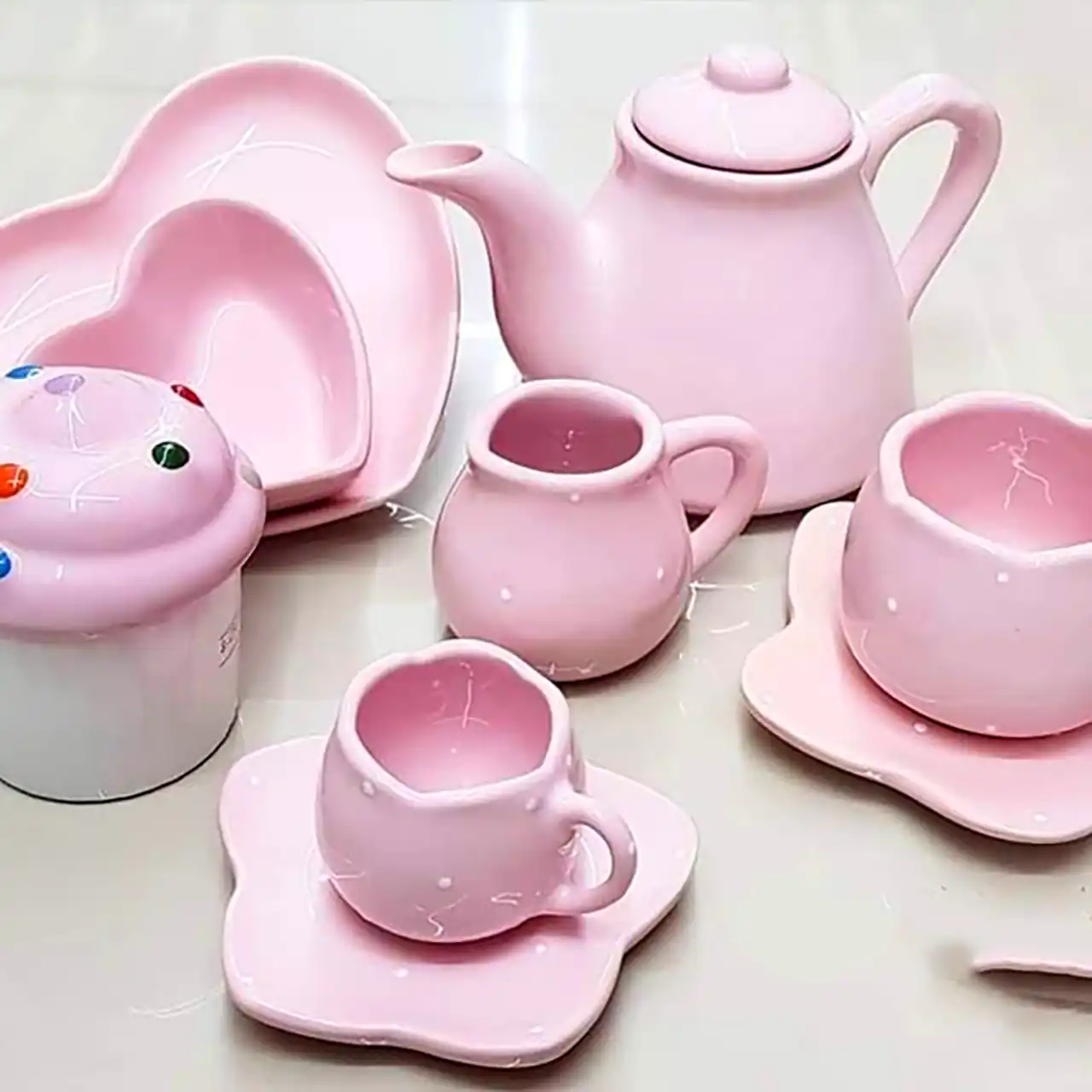 سرویس چای خوری رنگارنگ و جذاب
