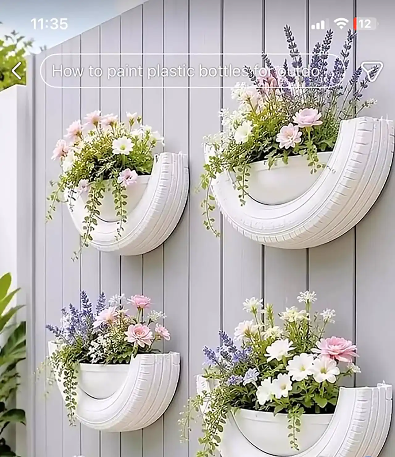 تزئیینات خللاقانه فضای باغچه
