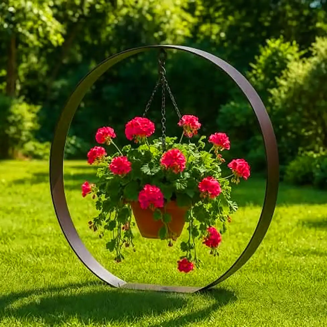 تزئیینات خللاقانه فضای باغچه