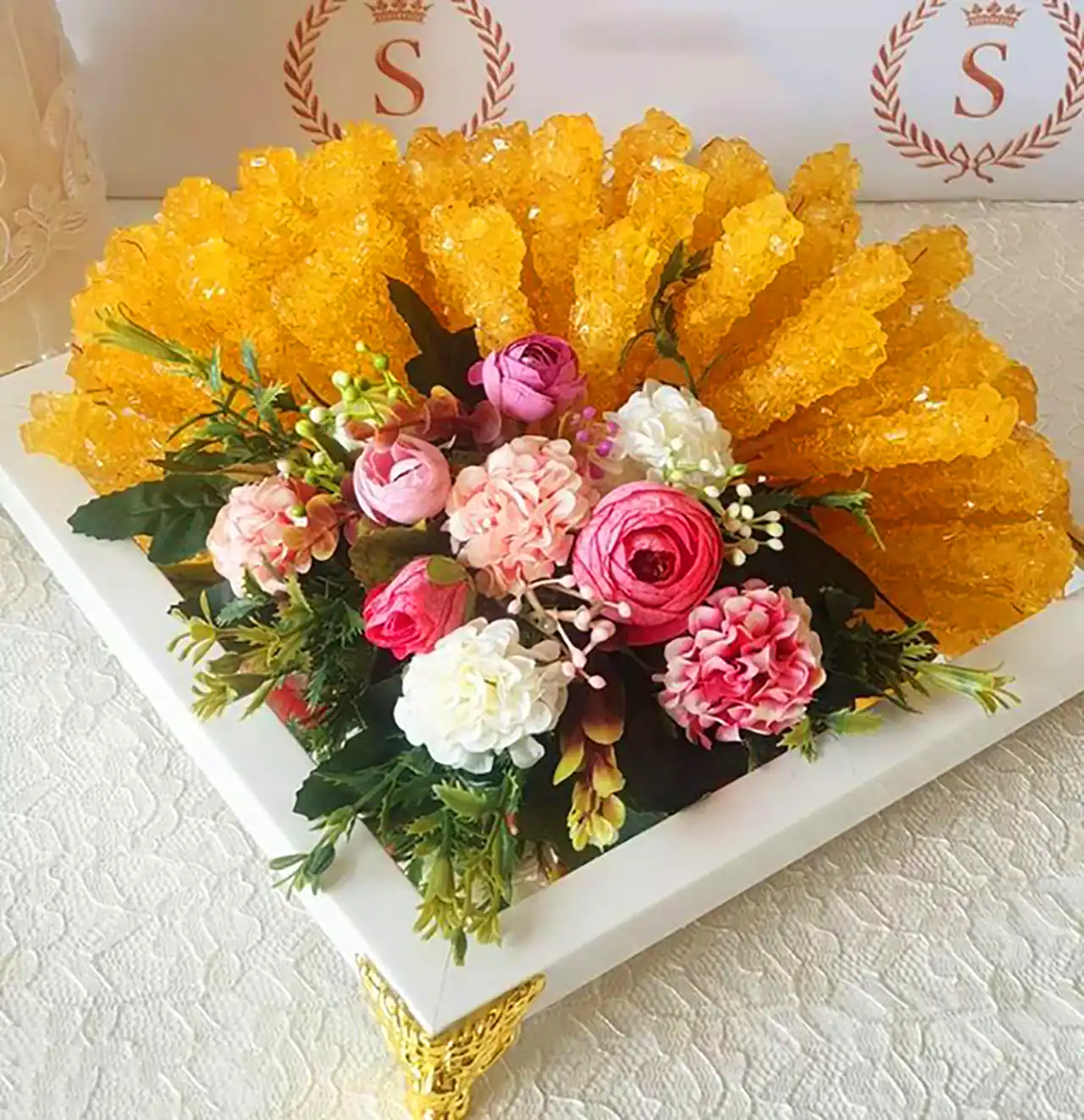 تزئینات شیک سفره عقد 