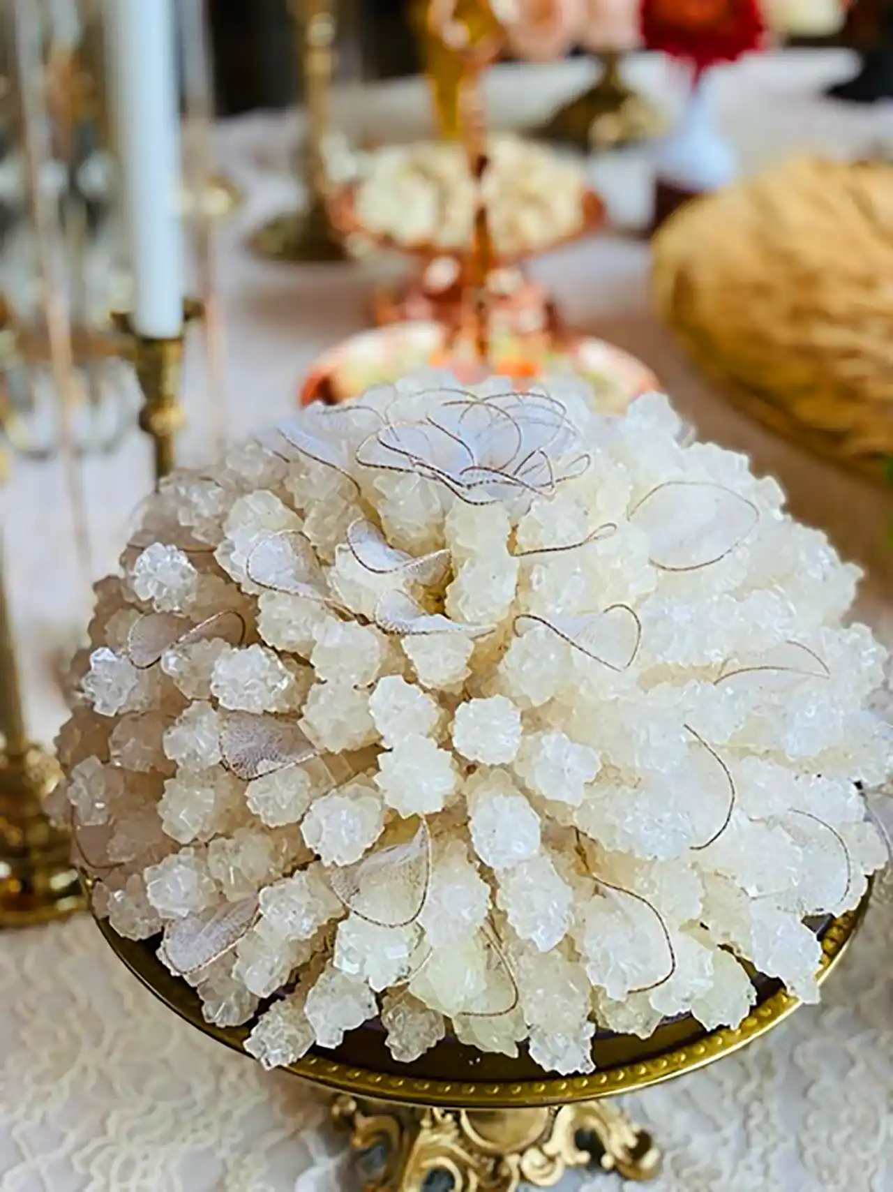 تزئینات شیک سفره عقد 