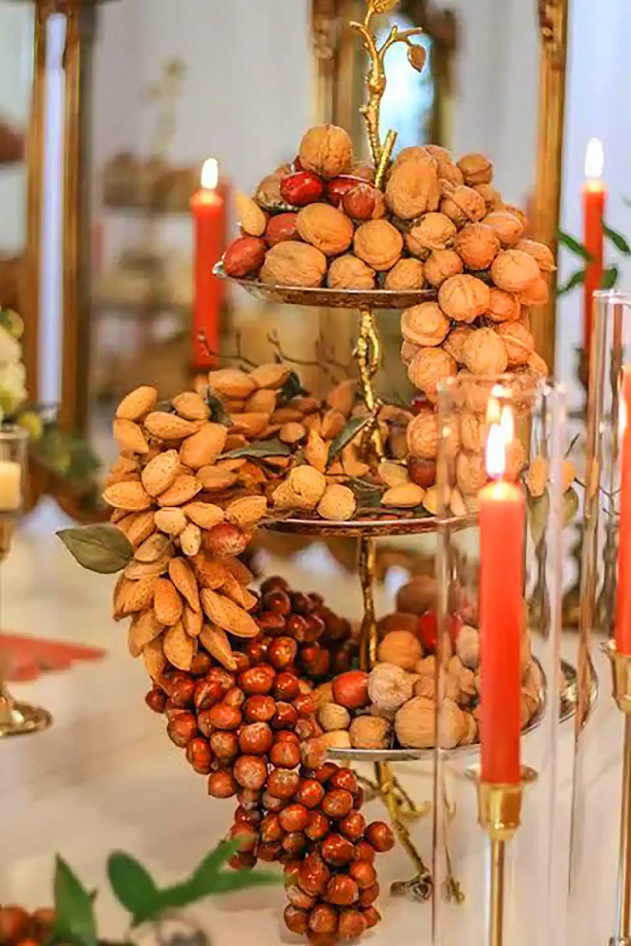 تزئینات شیک سفره عقد 