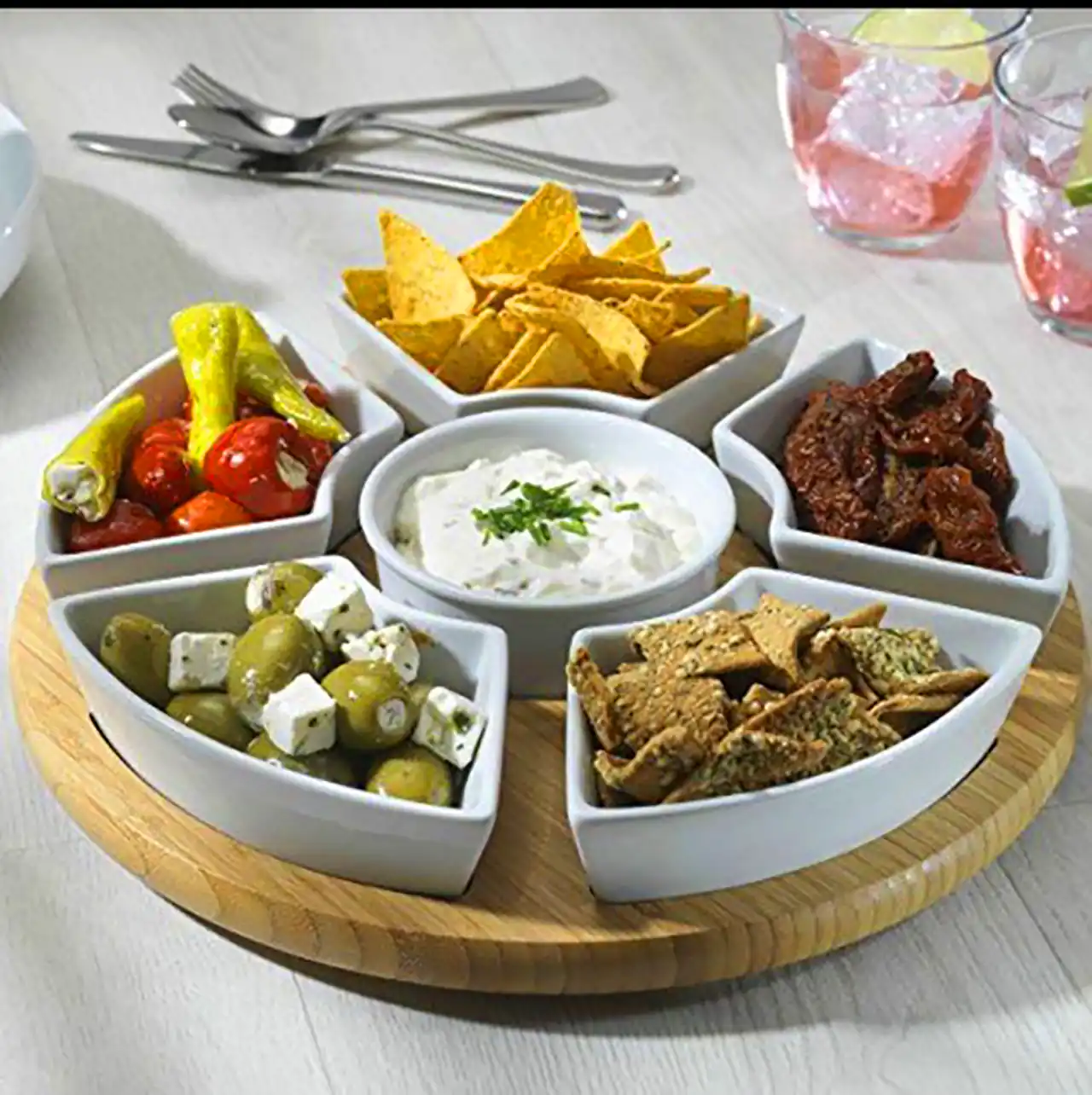 ظروف چوبی برای پذیرایی