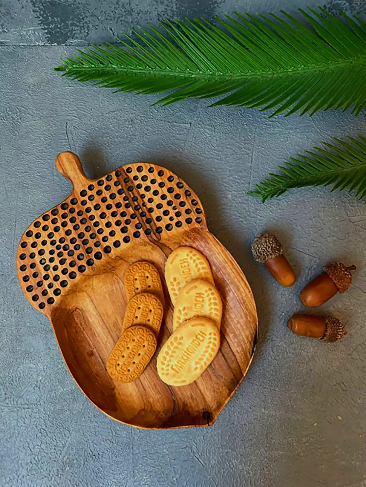ظرف سرو بامبو طرحدار