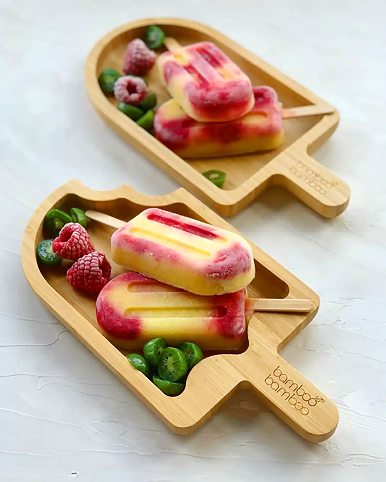 ظرف سرو بامبو طرحدار