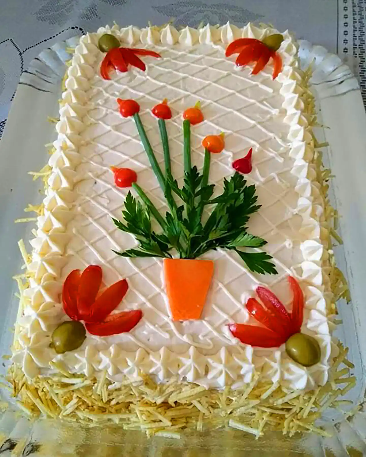 دیزاین سالاد الویه حرفه ای 