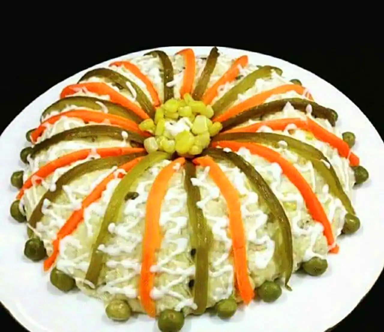 دیزاین سالاد الویه حرفه ای 