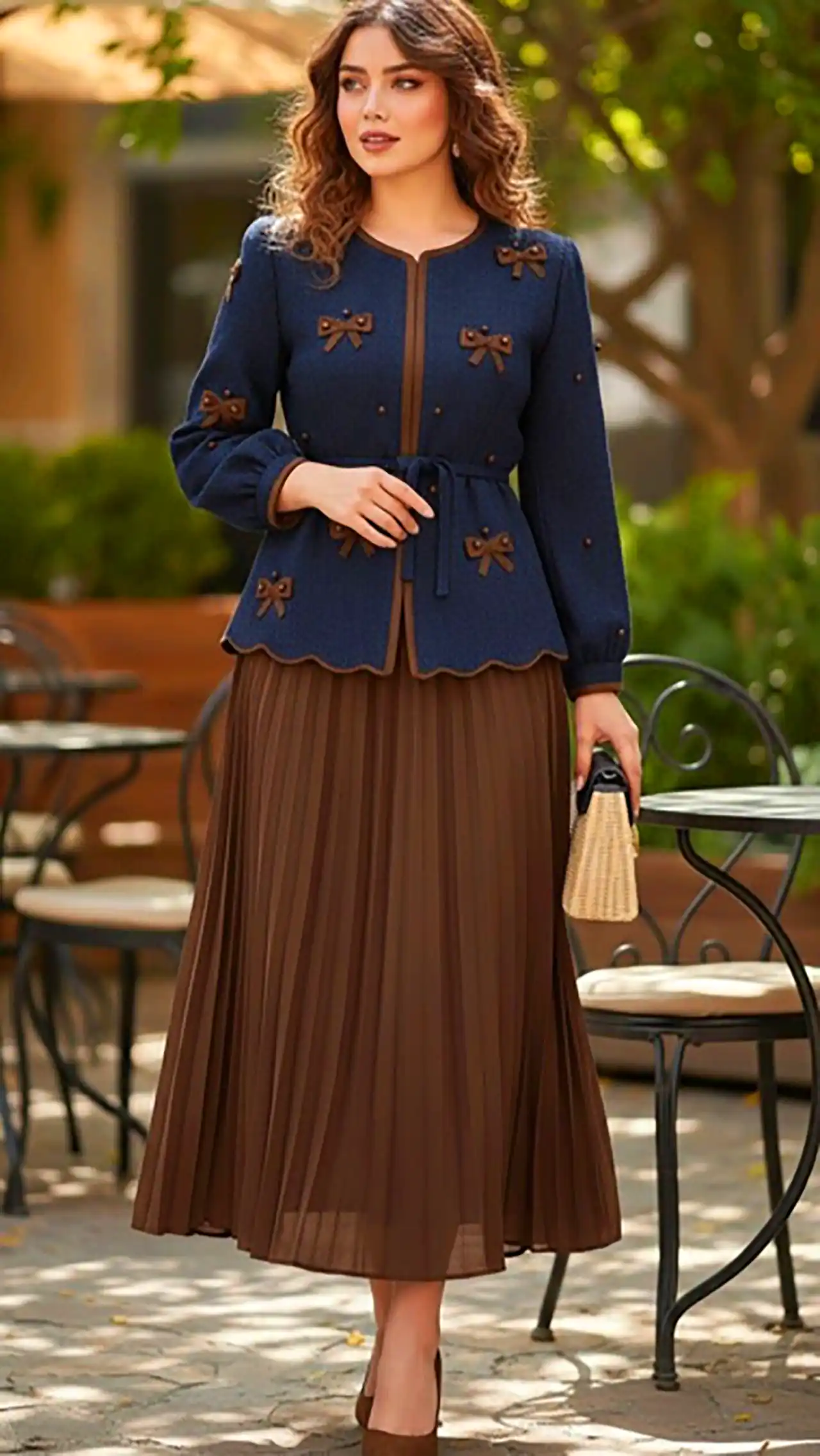 مدل جدید کت و دامن روزمره