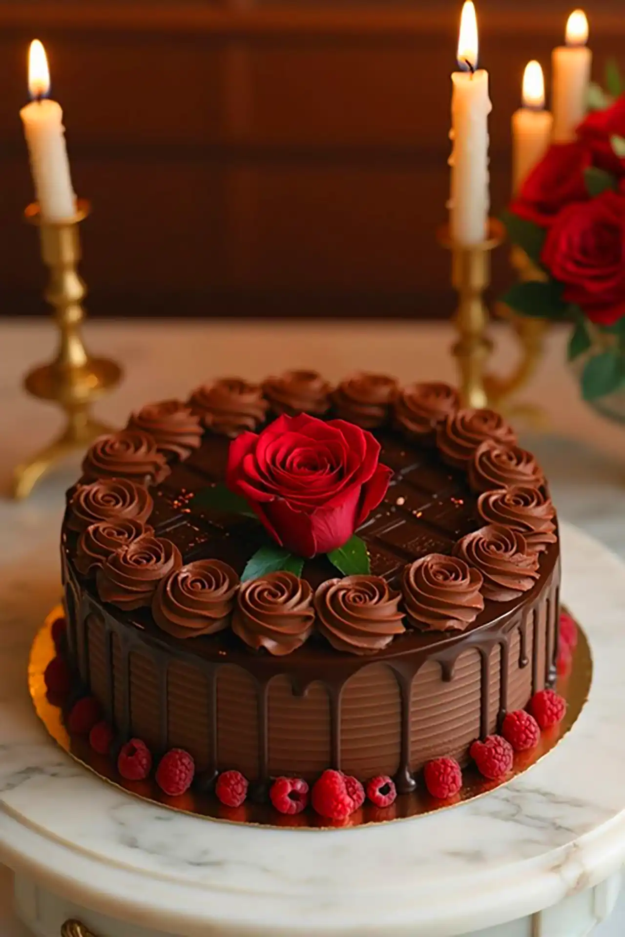 مدل کیک شکلاتی تولد 